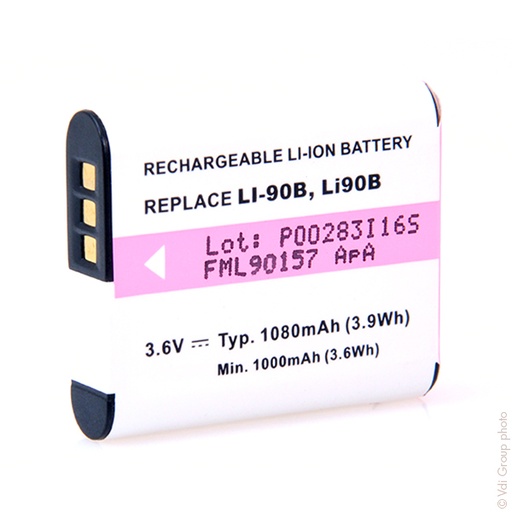 [ENIFML90157] Blister(s) x 1 Batterie appareil photo - caméra 3.6V 950mAh