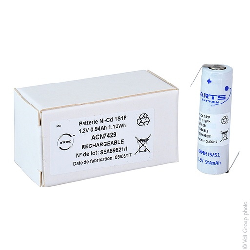 [ENIACN7429] Accumulateur(s) Accus Nicd industriels VSE AA 1.2V 940mAh HBL