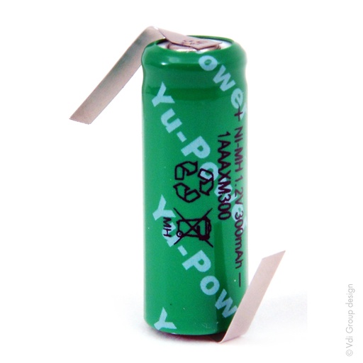 [ENIACH9219] Accumulateur(s) Accus Nimh industriels 2/3AAA NH40AAAM 1.2V 300mAh HBL