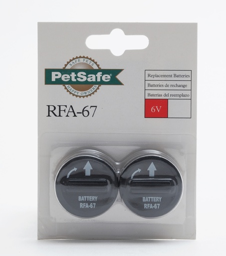 [ENIMML0100] Blister(s) x 2 Batterie collier pour chien lot de 2 RFA67 6V 150mAh