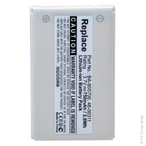 [ENIAML0636] Accumulateur(s) Batterie lecteur codes barres 3.7V 750mAh