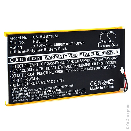 [ENITML90064] Batterie(s) Batterie tablette 3.7V 4000mAh