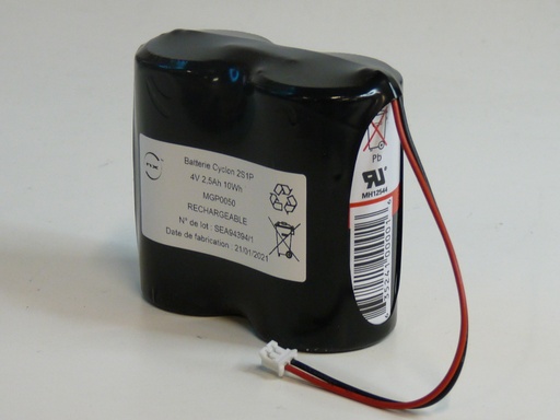 [ENIMGP0050] Batterie(s) Batterie cyclon 2x D Cyclon 2S1P ST1 4V 2.5Ah PHR2