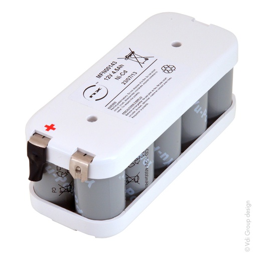 [ENIMFN00143] Batterie(s) Batterie eclairage secours 10x D HT 10S1P ST2 12V 4.5Ah Cosse