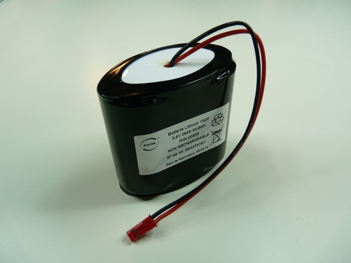 [ENIMGL00323] Pack(s) Batterie lithium 2xD ST1 1S2P F150 3.6V 26Ah JST