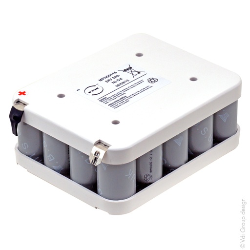 [ENIMFN00116] Batterie(s) Batterie Nicd 20x D 20S1P ST2 24V 5Ah Cosse