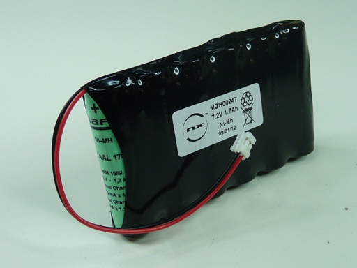 [ENIMGH00247] Batterie(s) Batterie Nimh 6x AA 6S1P ST1 7.2V 1.6Ah FC
