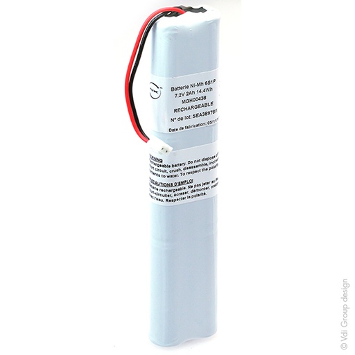 [ENIMGH00438] Pack(s) Batterie Nimh 6x AA NX ST5 6S1P 7.2V 2Ah XHP2
