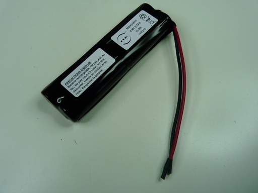 [ENIMGH00501] Pack(s) Batterie Nimh 4x AA 4S1P ST5 4.8V 2500mAh Fils