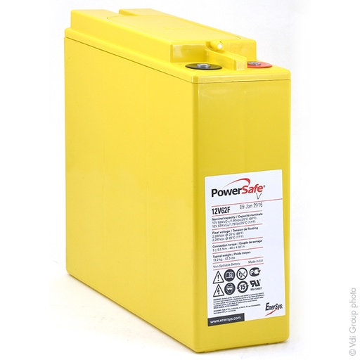 [ENIAMP37101] Batterie(s) Batterie telecom PowerSafe V FT 12V62F 12V 62Ah M8-F