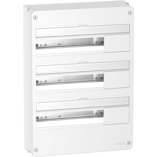 [SCHR9H18403] Resi9 - Coffret en saillie Blanc (RAL 9003)- 3 rangées de 18 modules