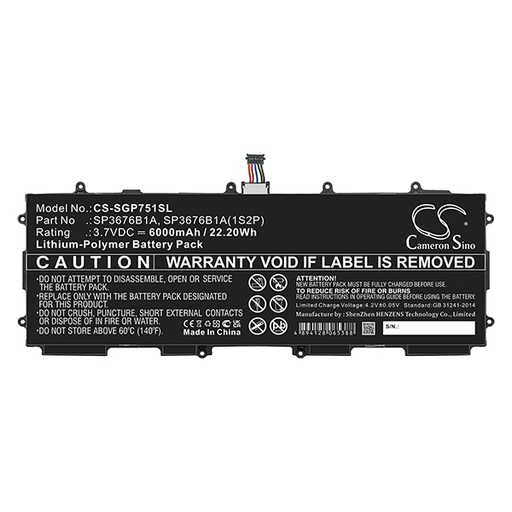 [ENITML90006] Batterie(s) Batterie tablette 3.7V 6000mAh