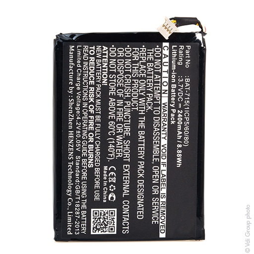 [ENITML90126] Batterie(s) Batterie tablette 3.7V 2400mAh