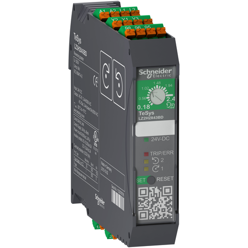 [SCHLZ2H2X43BD] TeSys H - démarreur hybride - 2 sens - 0,75kW 400V - cde 24Vcc - ressort