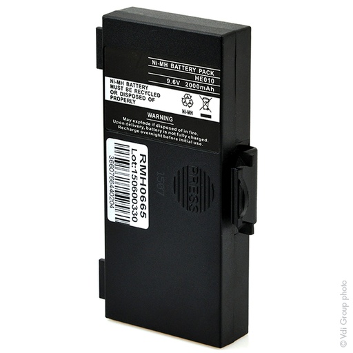 [ENIRMH0665] Batterie(s) Batterie télécommande de grue 9.6V 2000mAh