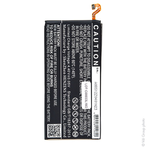 [ENIGML901067] Blister(s) x 1 Batterie téléphone portable pour Samsung 3.85V 4000mAh