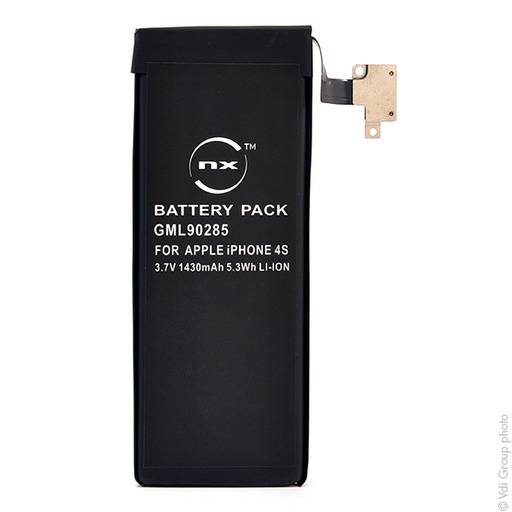 [ENIGML90285] Blister(s) x 1 Batterie téléphone portable pour iPhone 4S 3.7V 1450mAh