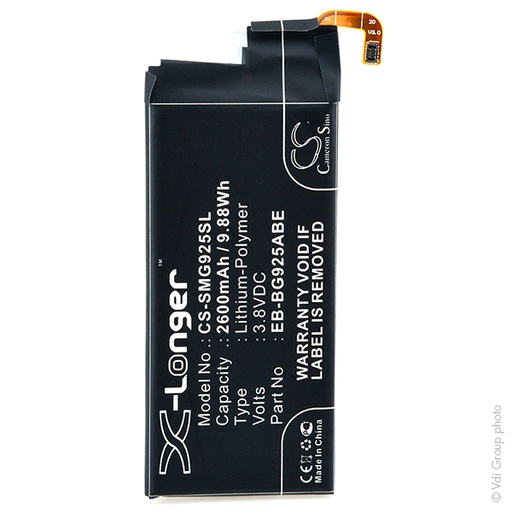 [ENIGML90736] Blister(s) x 1 Batterie téléphone portable pour Samsung 3.8V 2600mAh