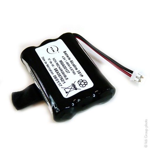 [ENIMGA00127] Pack(s) Batterie alcaline 3x AAA 3S1P 4.5V 1.46Ah PHR-2