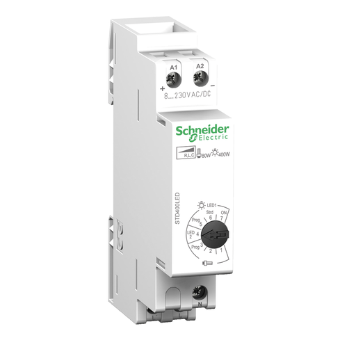 [SCHCCTDD20016] Acti9 - variateur DIN universel 400W - standard STD400LED - commande éclairage