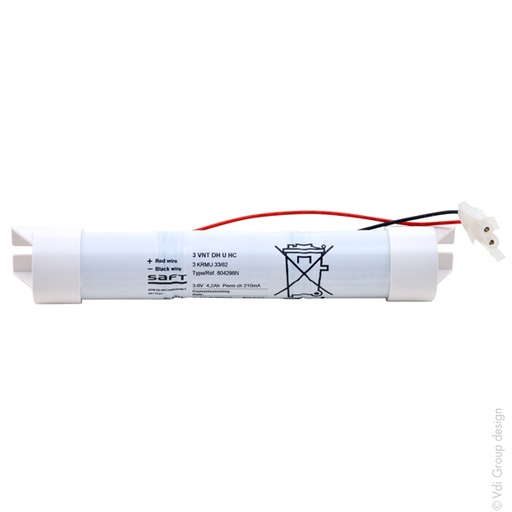 [ENIMFN7470] Pack(s) Batterie eclairage secours 3 VNT DH U 3.6V 4200mAh