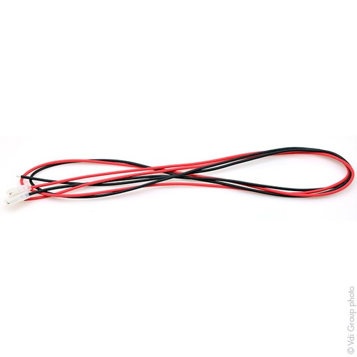 [ENIXXX9082] Unité(s) Faston 4.8mm femelle + fils (lot de fils rouge + noir)