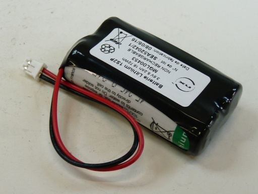 [ENIMGL00453] Batterie(s) Batterie lithium 2x LS14500 1S2P ST1 3.6V 5.2Ah JST