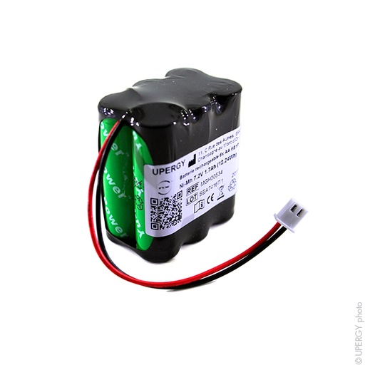 [ENIMGH00534] Pack(s) Batterie médicale rechargeable 6x AA 6S1P ST2 7.2V 1.7Ah JST