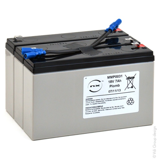 [ENIMMP0031] Pack(s) Batterie médicale Hewlett Packard M1700 18V 7Ah