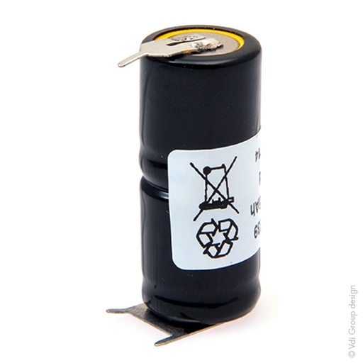 [ENIMGN0039] Pack(s) Batterie Nicd 2x 1/3AA NX 2S1P ST4 2.4V 150mAh P3