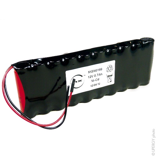 [ENIMGN0199] Pack(s) Batterie Nicd 10x AA 10S1P ST1 12V 700mAh F110