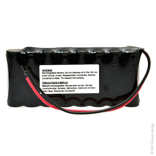 [ENIMGN0208] Pack(s) Batterie Nicd 8x AA 8S1P ST1 9.6V 700mAh F150