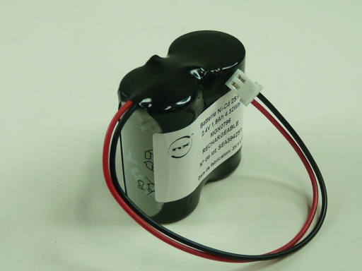 [ENIMGN0796] Pack(s) Batterie Nicd 2x SC 2S1P ST1 2.4V 1.8Ah JST