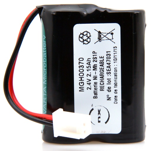 [ENIMGH00370] Pack(s) Batterie Nimh 2x 4/5A VH 2S1P ST1 2.4V 2.1Ah Molex