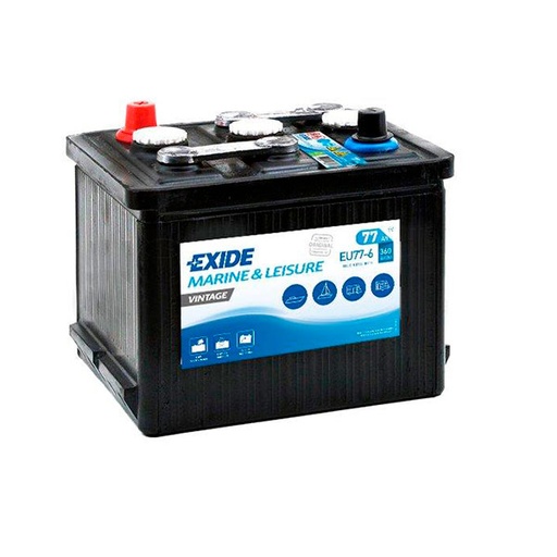 [ENIBPA7068] Batterie(s) Batterie bateau EXIDE Vintage EU77-6 6V 77Ah