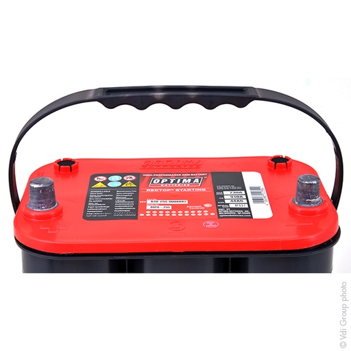 [ENIBPA8806] Batterie(s) Batterie démarrage haute performance Optima RedTop RT S 3.7 12V 44Ah