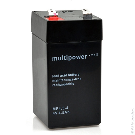 [ENIAMP1011] Batterie(s) Batterie plomb AGM MP4.5-4 4V 4.5Ah F6.35