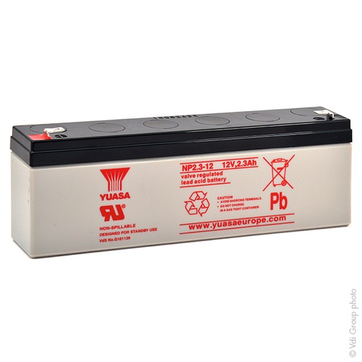 [ENIAMP92116] Batterie(s) Batterie plomb AGM YUASA NP2.3-12 12V 2.3Ah F4.8