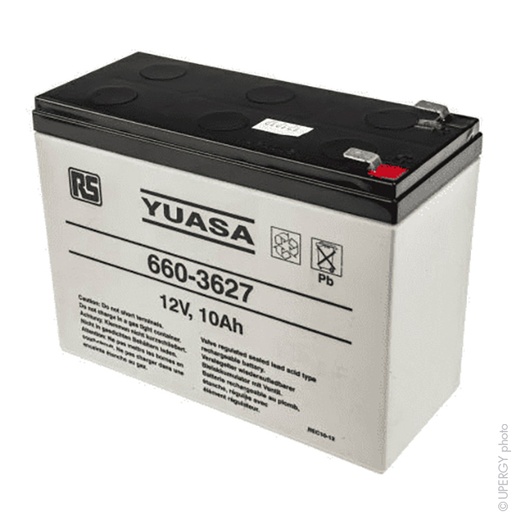[ENIAMP92139] Batterie(s) Batterie plomb AGM YUASA REC10-12 12V 10Ah F6.35