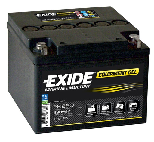 [ENIBPA7090] Batterie(s) Batterie plomb etanche gel EXIDE Equipment GEL ES290 (290Wh) 12V 25A