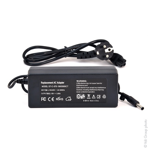[ENILEX14131] Unité(s) Alimentation pour ordinateur portable Samsung 19V 75W