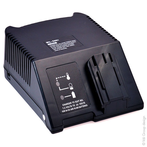 [ENICEH9108] Unité(s) Chargeur pour batterie Milwaukee et AEG 7.2V - 24V NiCD / NiMH