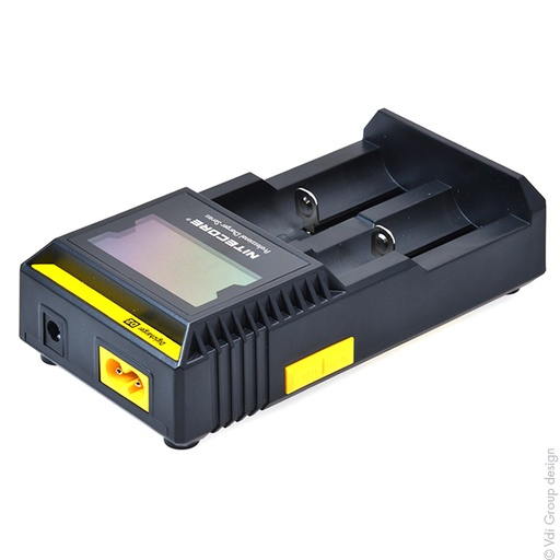 [ENICEL9022] Unité(s) Chargeur Li-ion/Lifepo4/NiMH NITECORE D2 pour 2 accus 18650/18350/16340