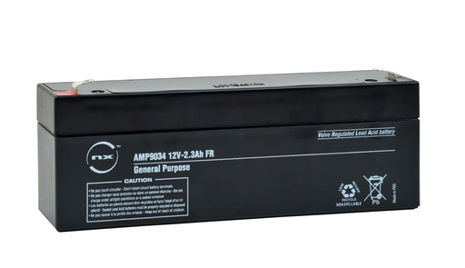 [ENIAMP9034] Unité(s) Batterie plomb AGM NX 2.3-12 General Purpose FR 12V 2.3Ah F4.8