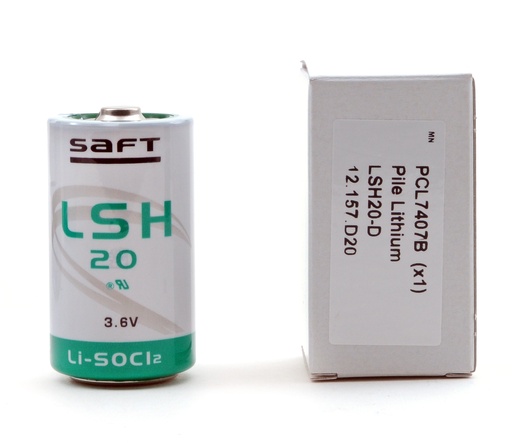 [ENIPCL7407B] Boîte(s) de 1 Pile lithium LSH20 D 3.6V 13Ah