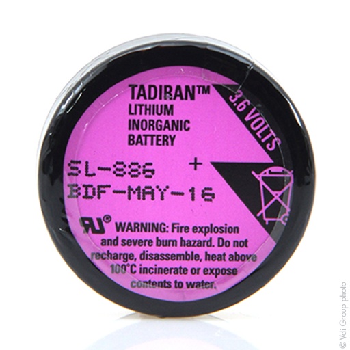 [ENIPBL8007B] Boîte(s) de 1 Pile lithium SL-886/P 1/6D 3.6V 1.7Ah 3PFR