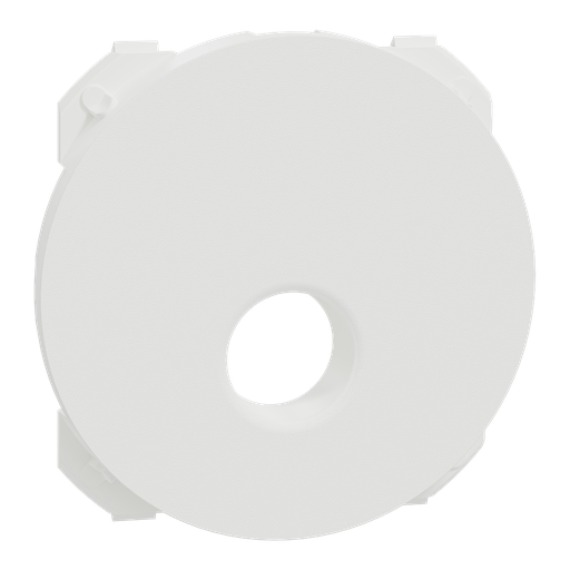 [SCHS929440] Odace - enjoliveur seul - pour prise TV - blanc craie