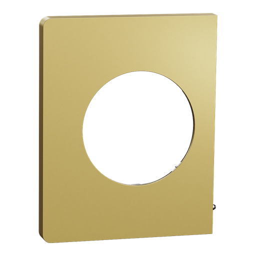 [SCHS932800] Odace Architecte - plaque de finition latérale - effet Laiton