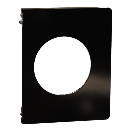 [SCHS935800] Odace Architecte - plaque de finition latérale - Noir émaillé
