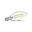 [MII100819] LED FIL COB FLAMME E14 4W 4000K CLR
